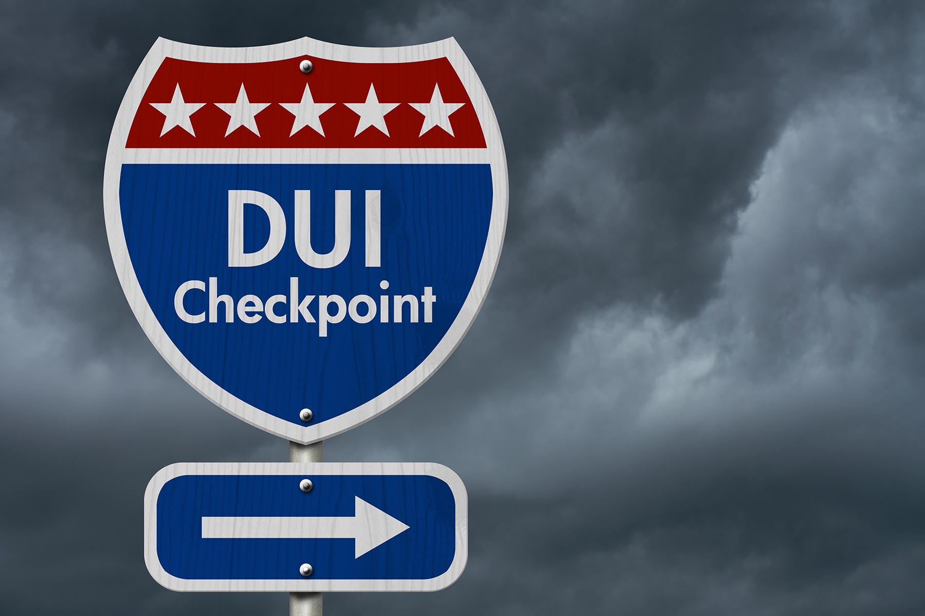 DUI Checkpoint Sign